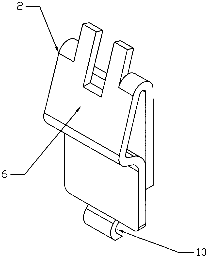 Jack base of power plug