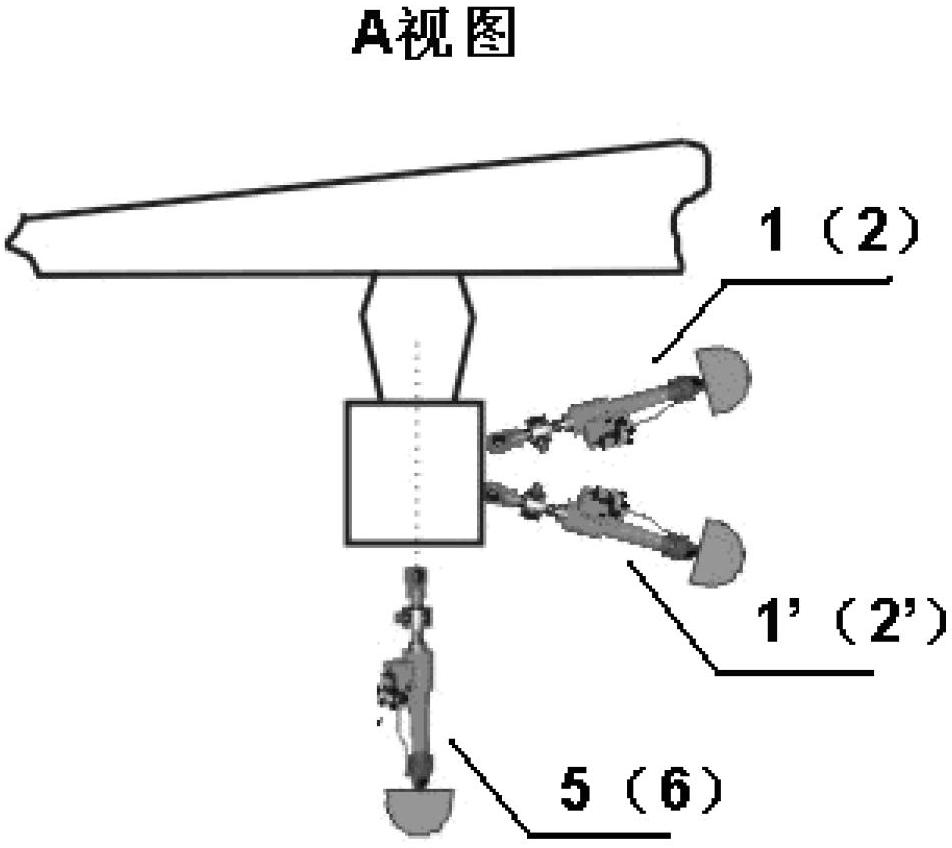 Structural strength test loading device for aircraft wing-mounted engine