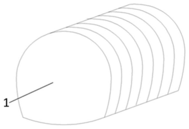 A non-contact tunnel excavation physical model and test method capable of simulating rainfall