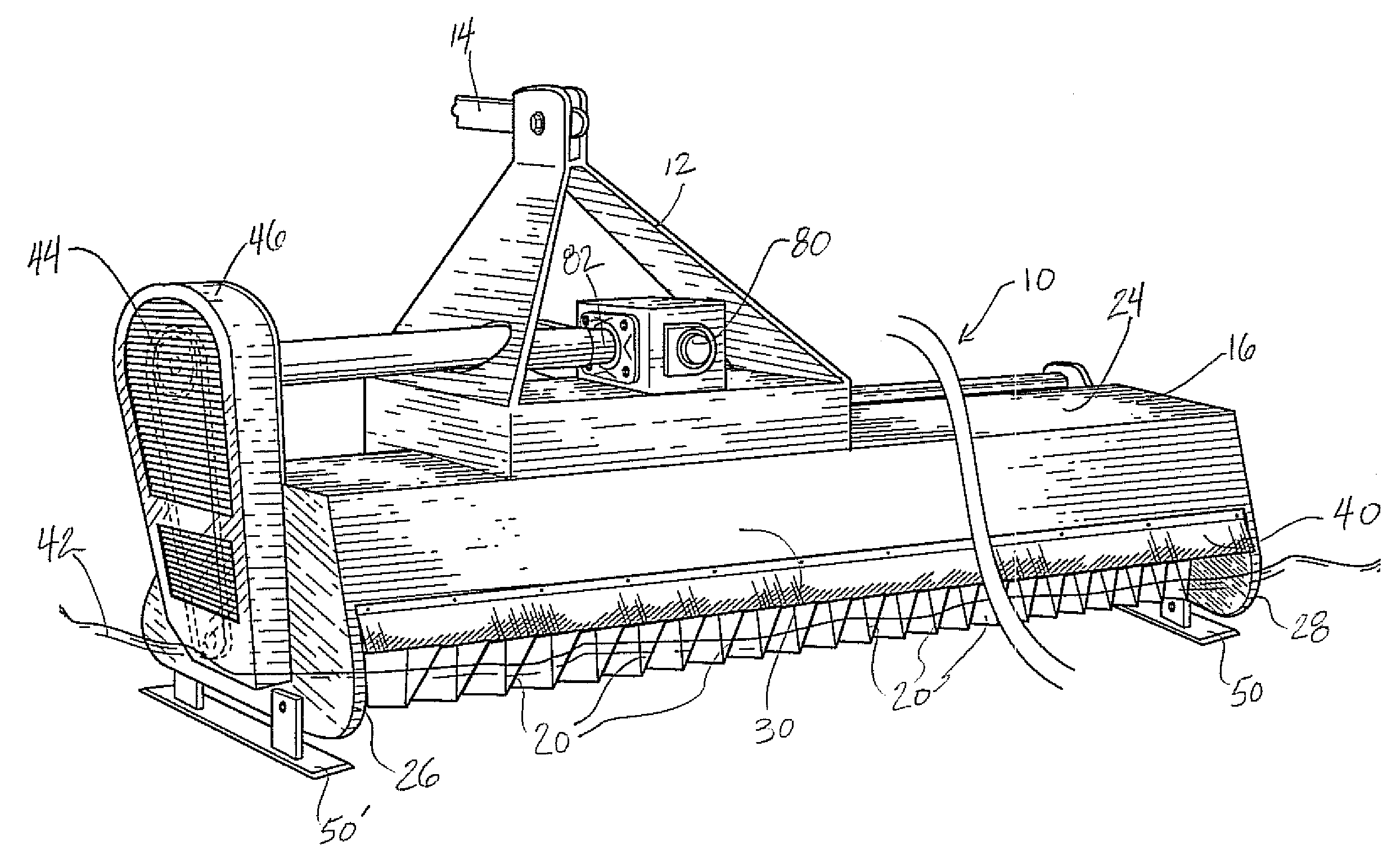 Poultry litter rejuvenating machine