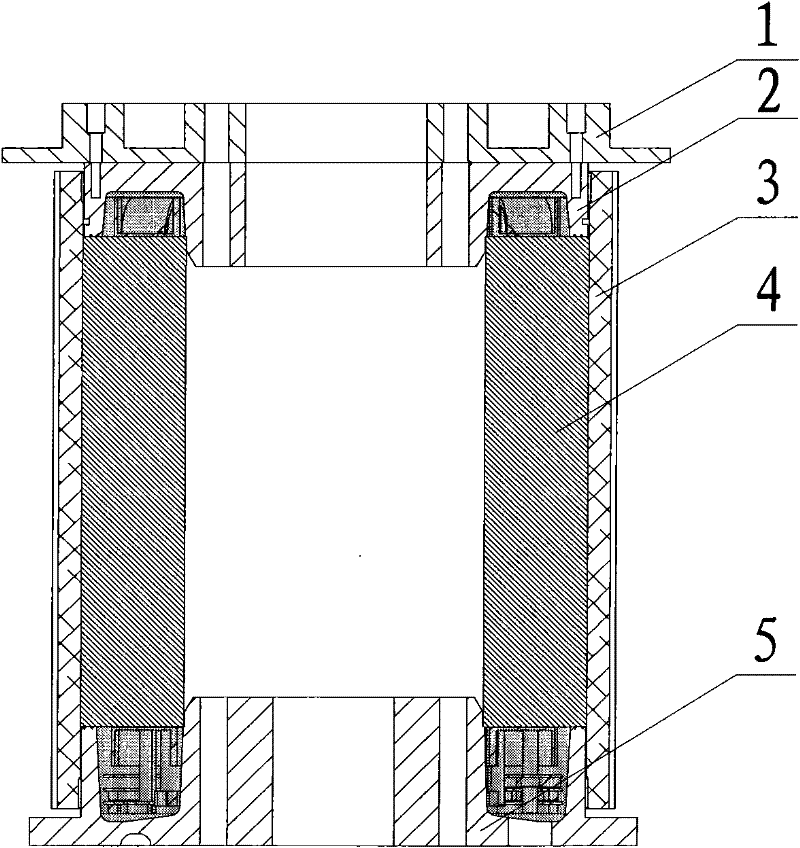 Motor stator core potting process