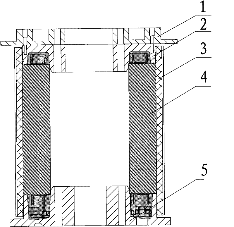 Motor stator core potting process