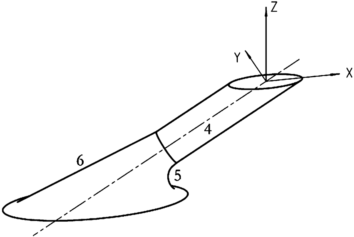 A funnel-shaped film hole structure for turbine blades