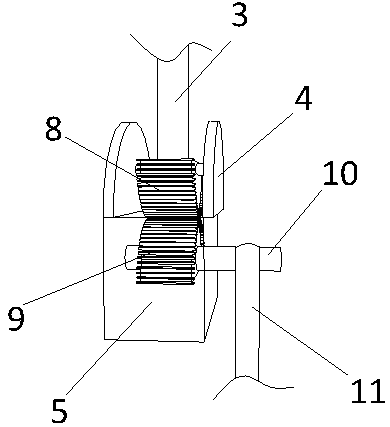 An adjustable brushing tool