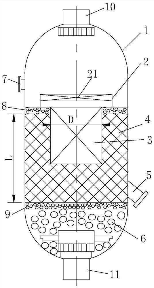 A coal-water slurry purification pre-conversion furnace