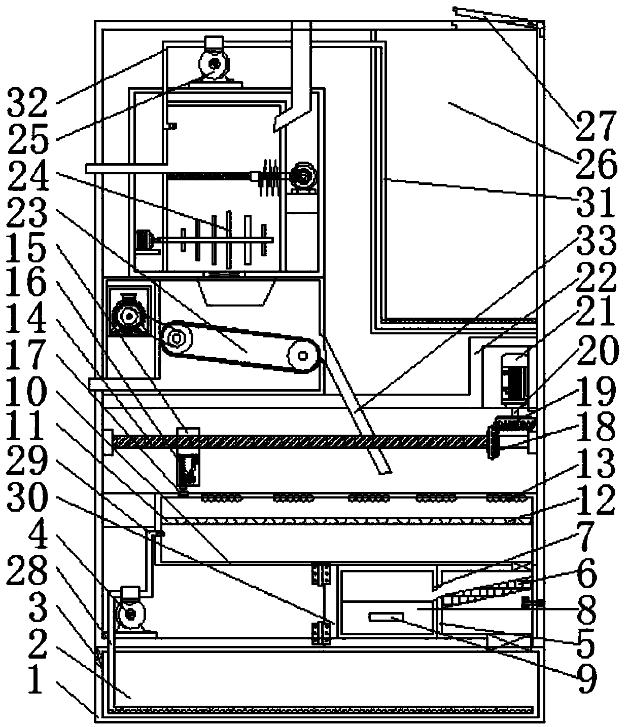 Vegetable planting culture experimental device