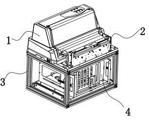 Multi-bill chain type bill separating printer capable of automatically folding retention lists