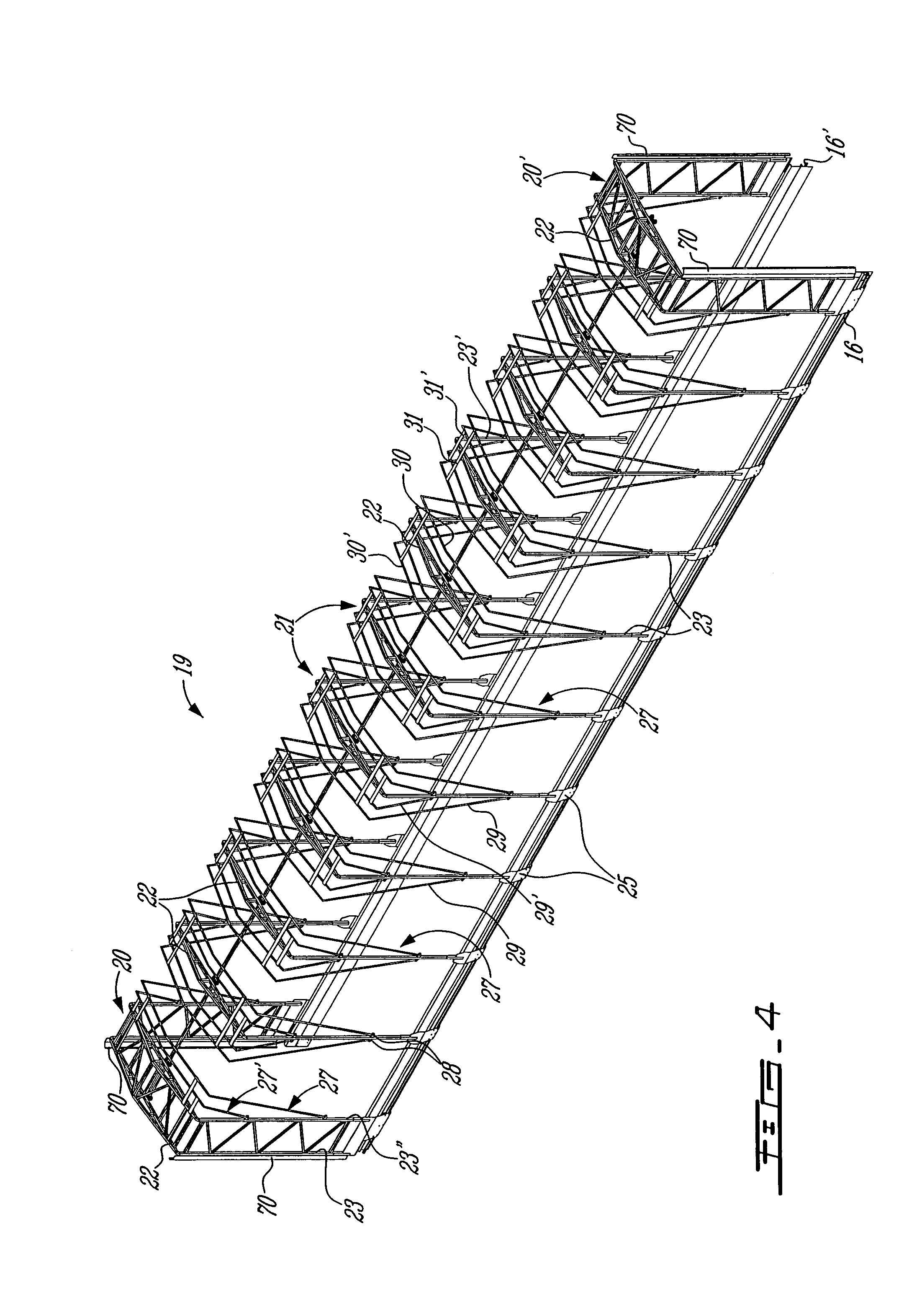 Slidable cover assembly for merchandise carrying vehicle platforms