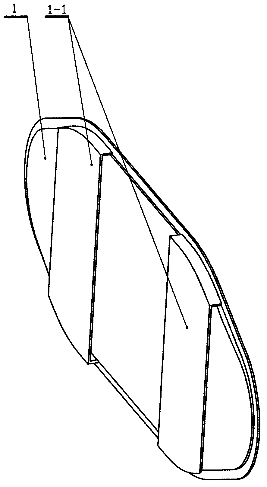 Head-mounted bag-type miniature semiconductor cooling ice belt