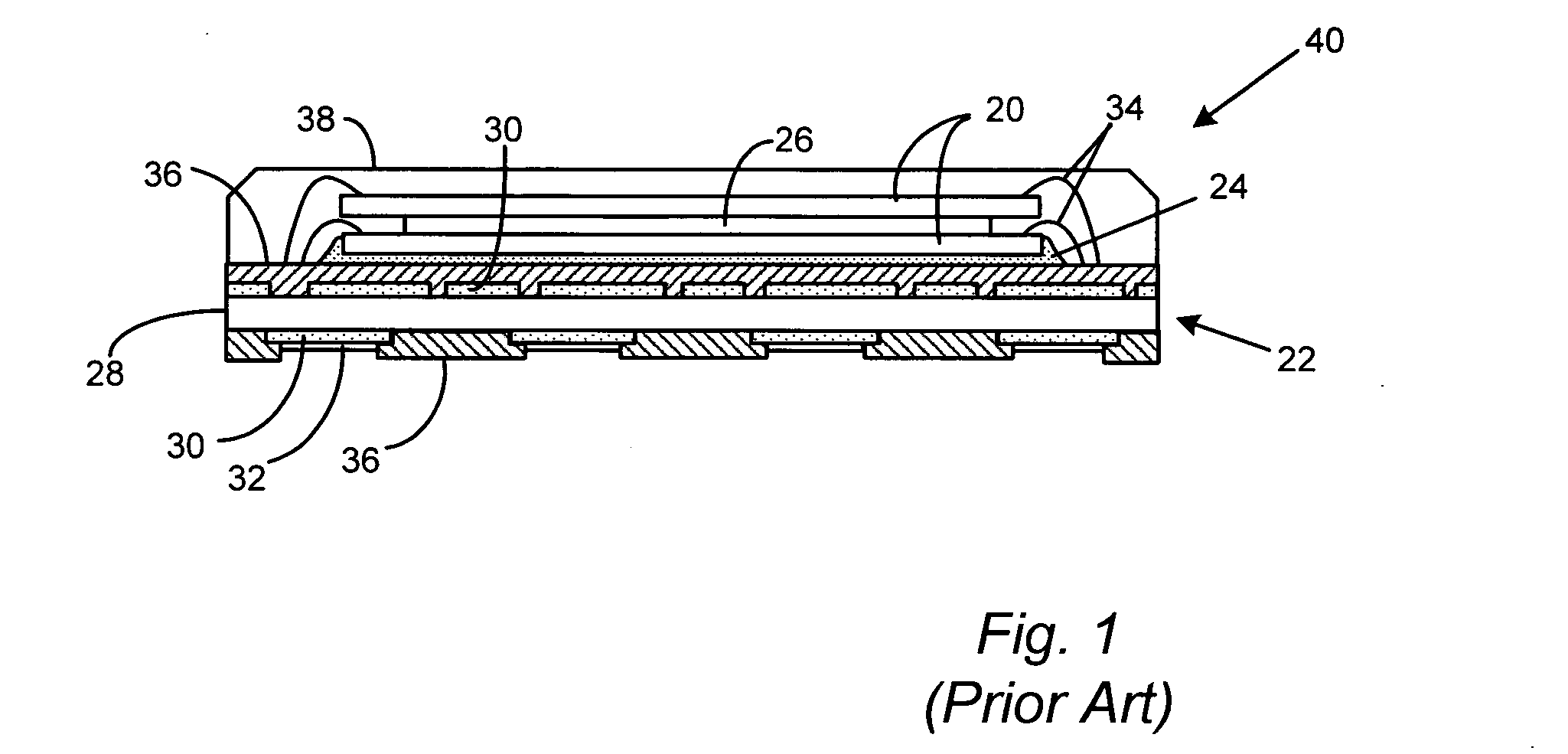 Interconnected IC packages with vertical SMT pads