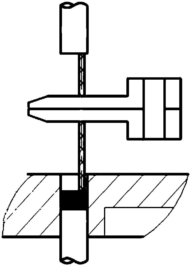 Lead shearing device for brush micromotor and with outgoing line carbon brush