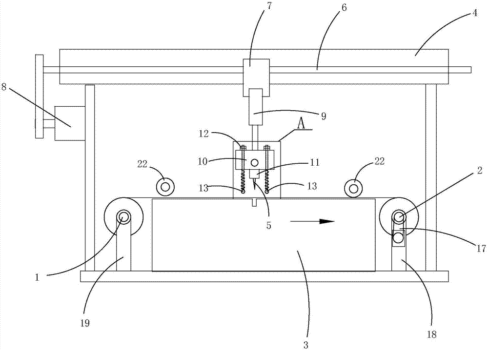 Cloth cutting device