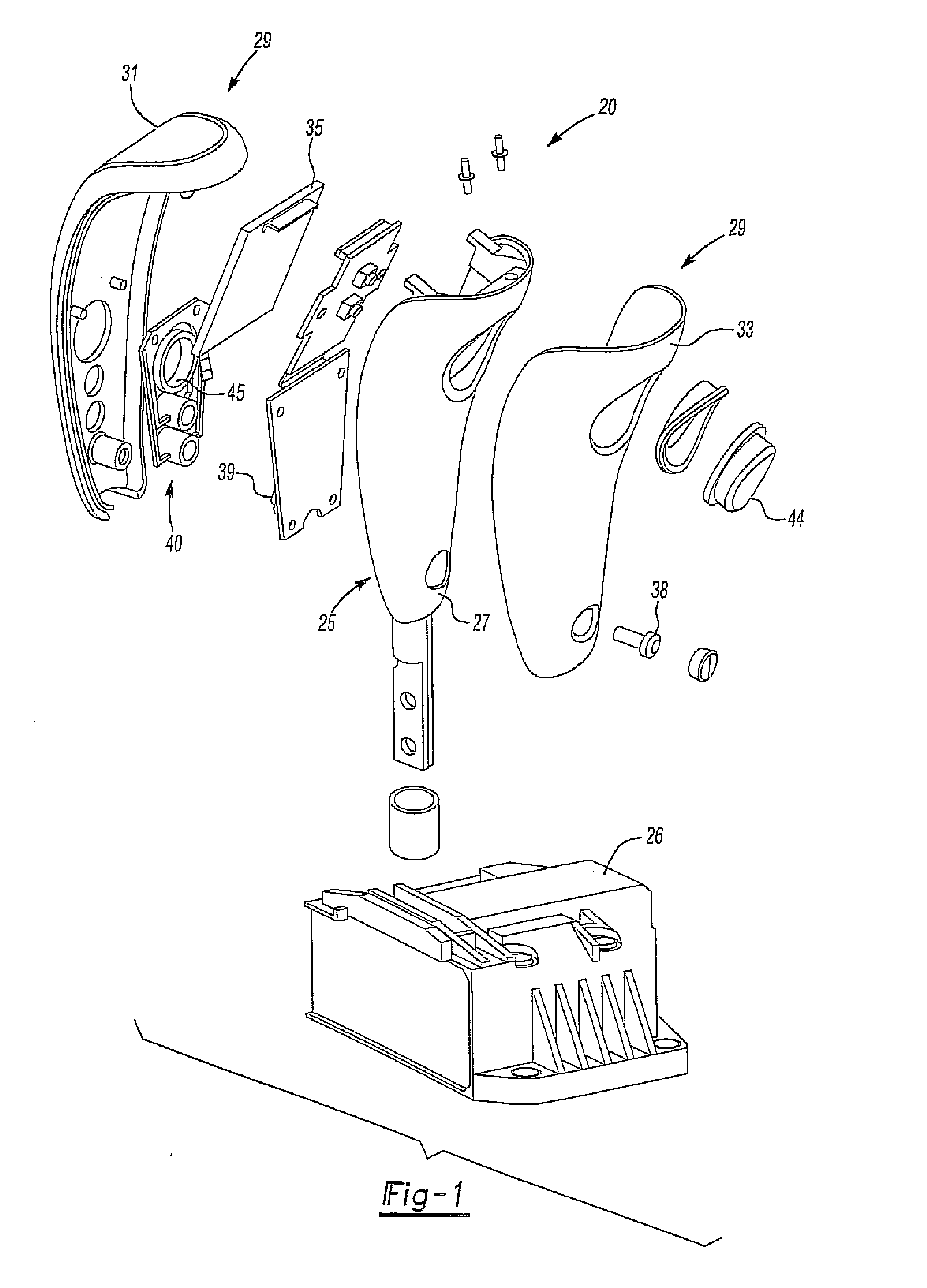 Shifter assembly including display and actuation for driver control