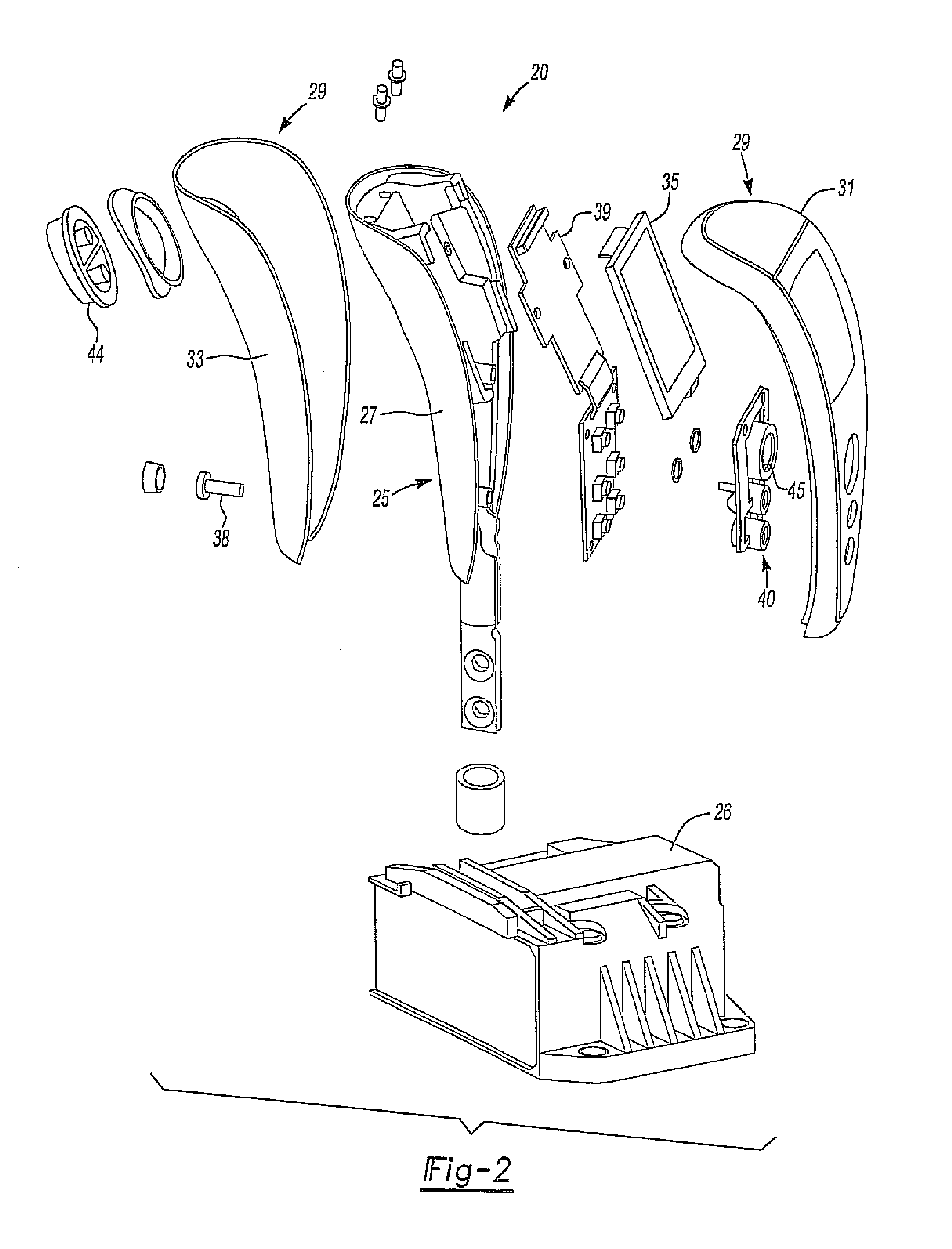 Shifter assembly including display and actuation for driver control