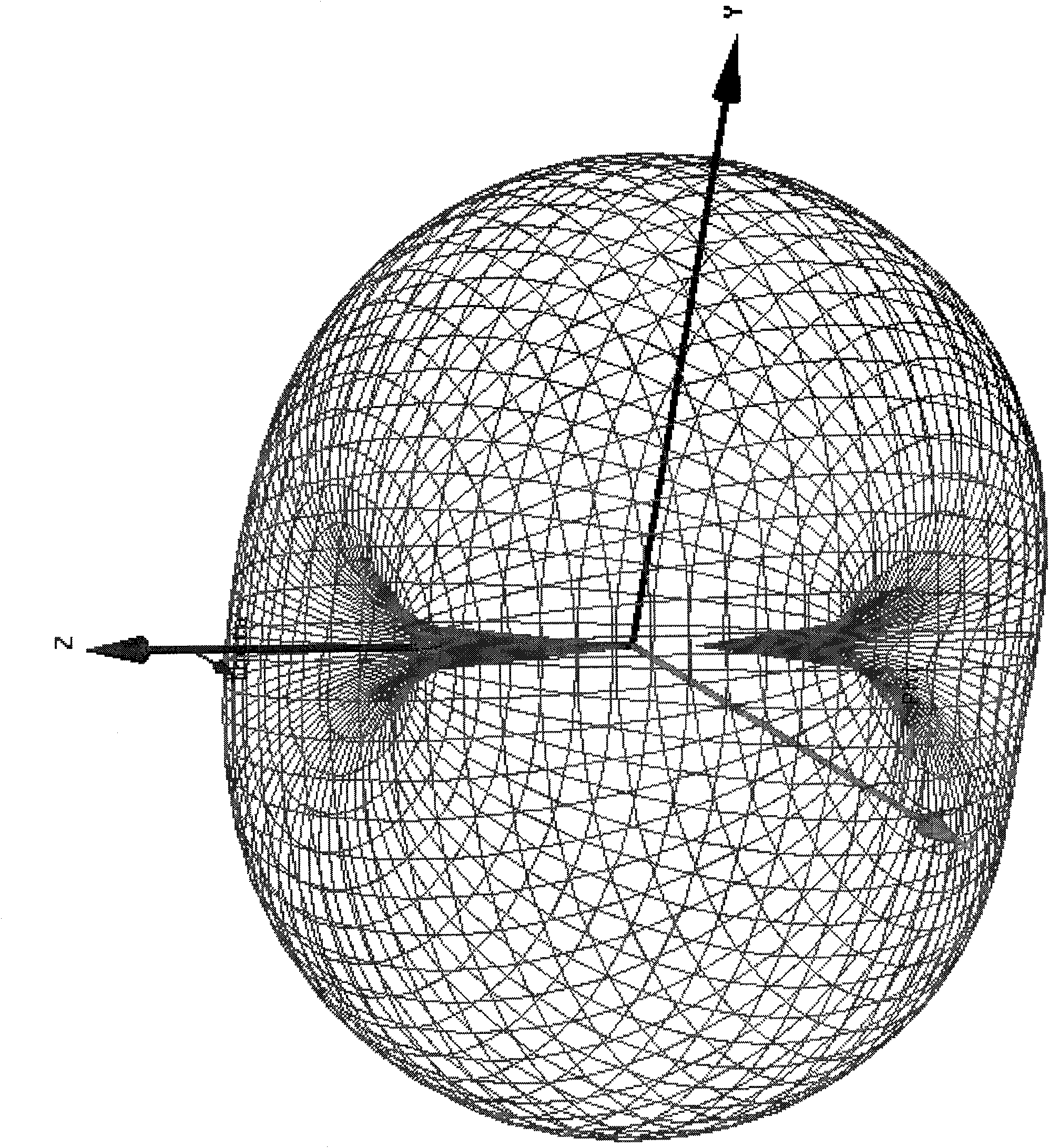 Bidirectional ceiling antenna used in distribution system in mobile communication network room