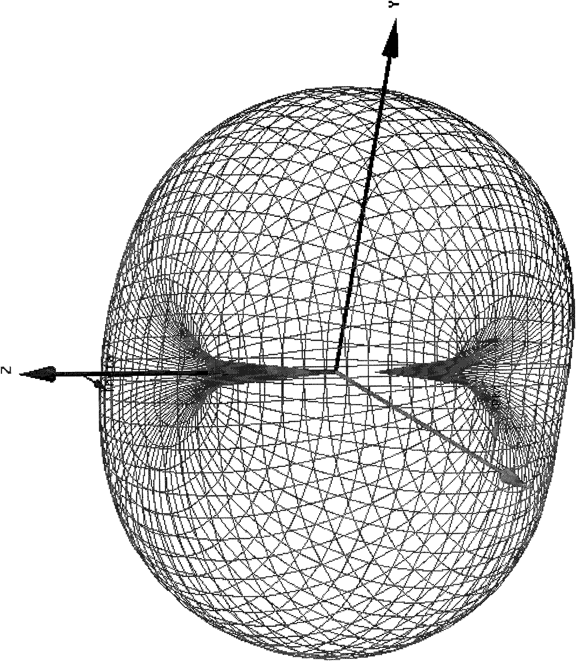 Bidirectional ceiling antenna used in distribution system in mobile communication network room