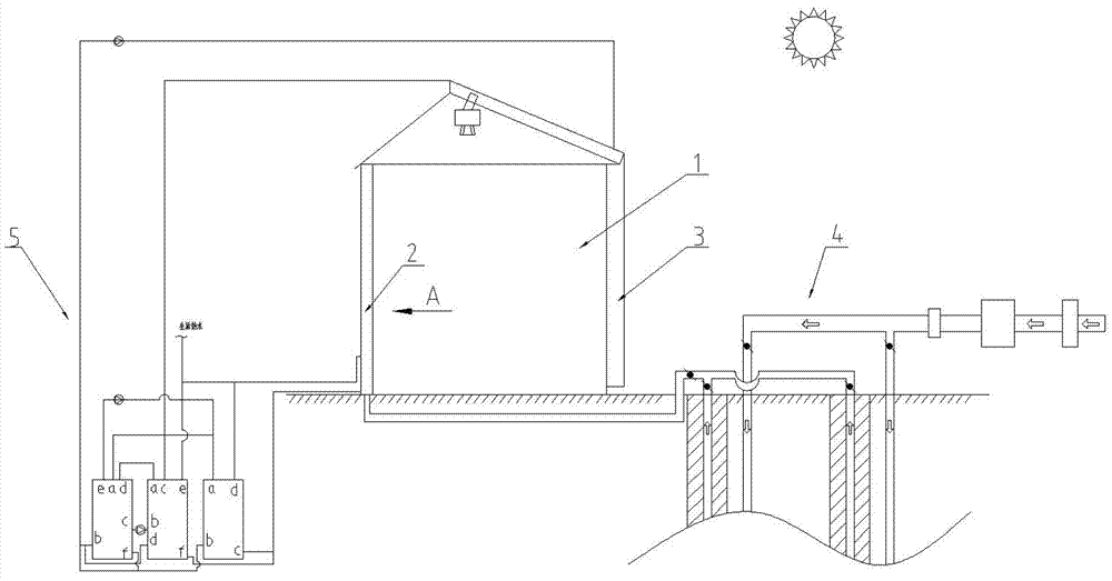 Near zero energy building system based on energy storage