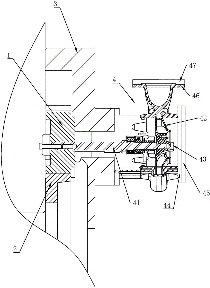 Measuring technology of gear clearance between water pump gear and crankshaft gear