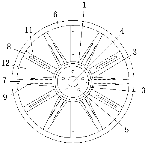 Automobile aluminum alloy hub