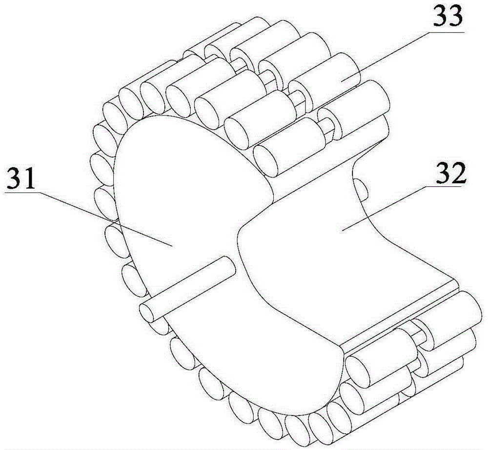 Spherical fruit detection device based on high spectrum technology