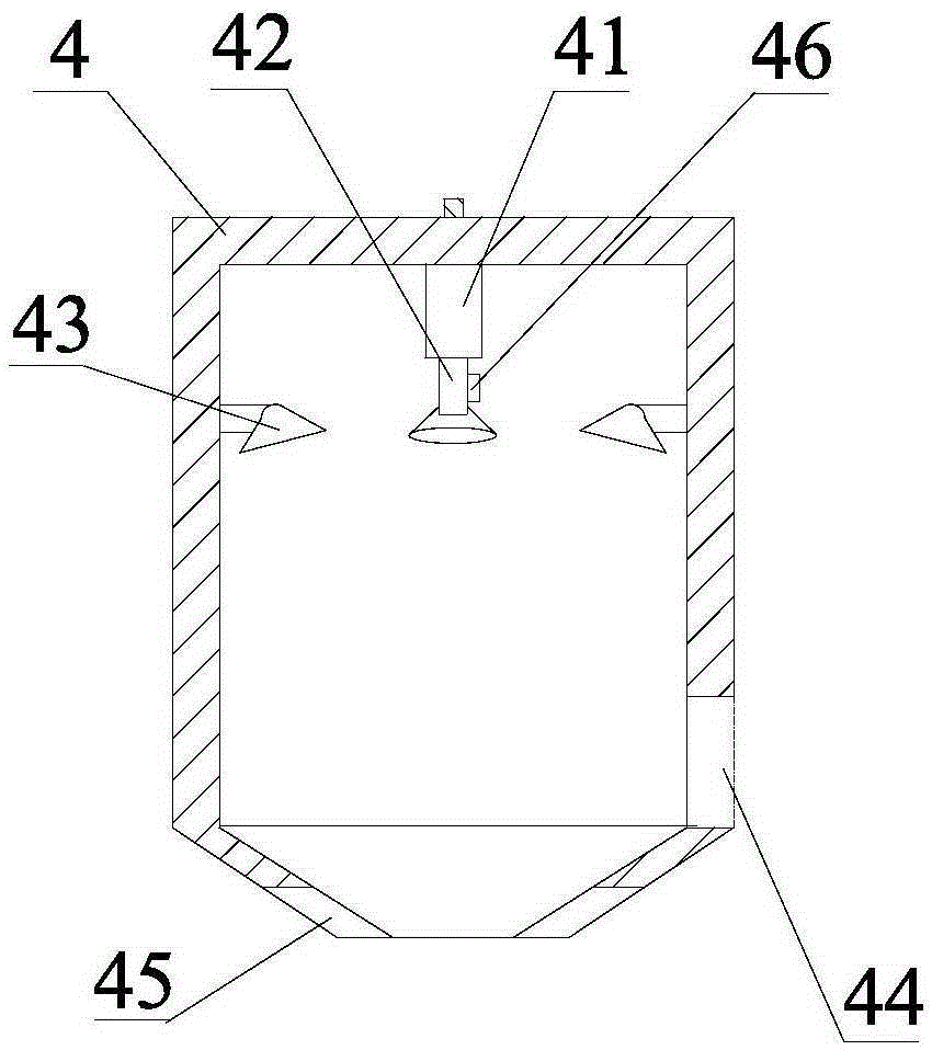 Spherical fruit detection device based on high spectrum technology