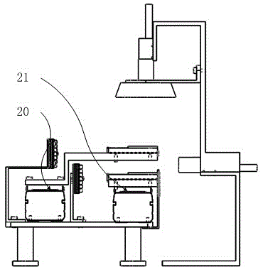 Linear reciprocating-type magnetic tile shape measurement device