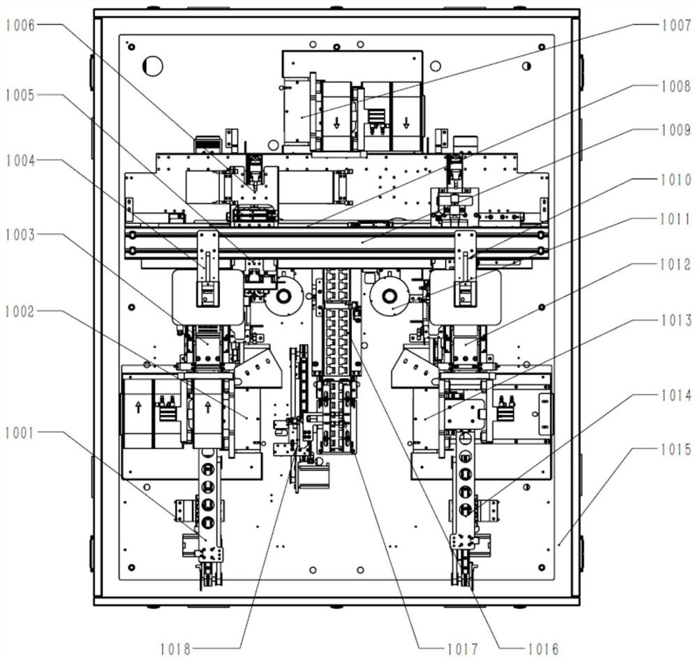 Full-automatic mobile phone camera module stripping machine