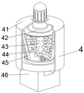 An environmental protection sludge separation device