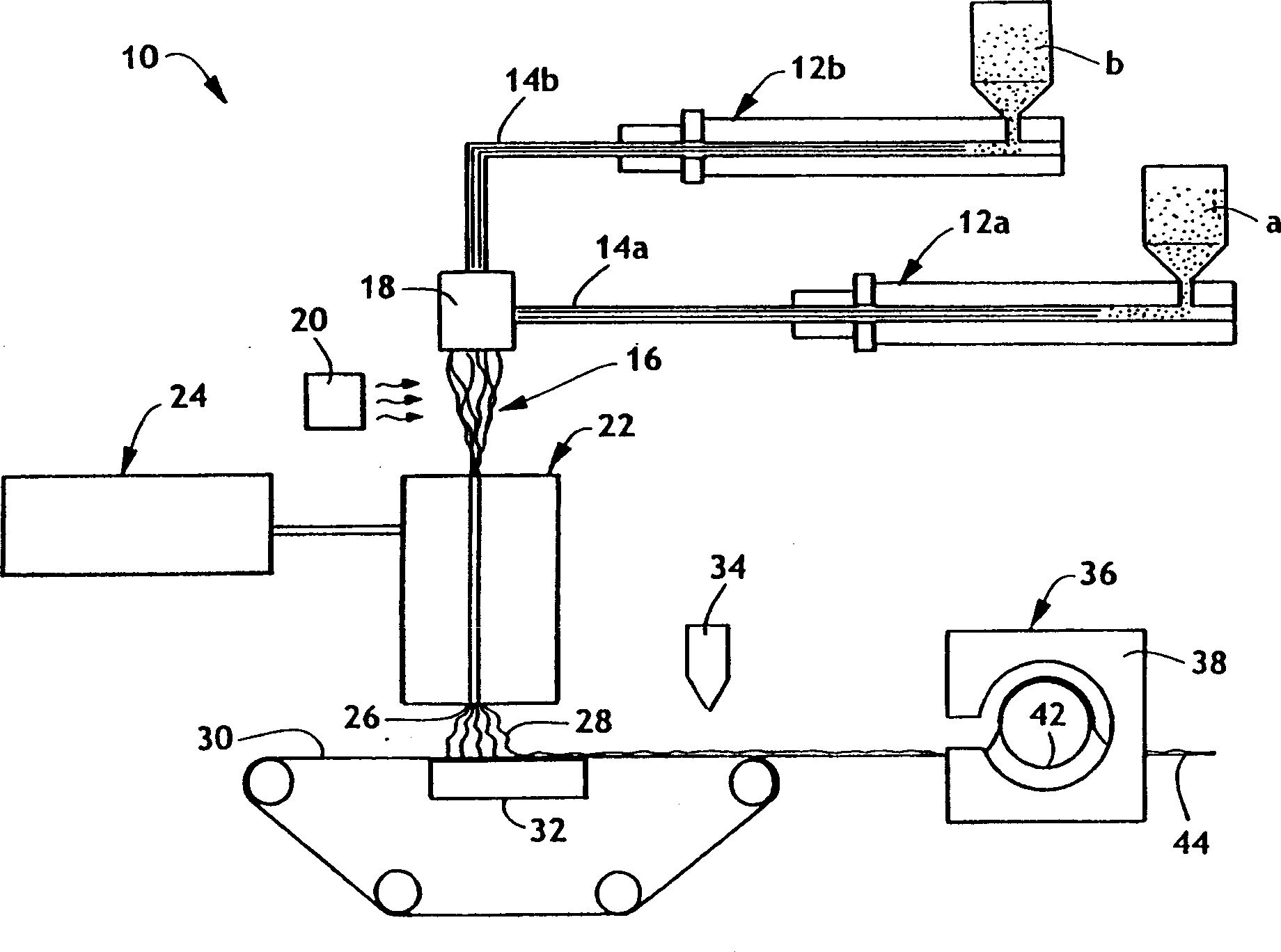 Crimped multicomponent fibers and methods of making same