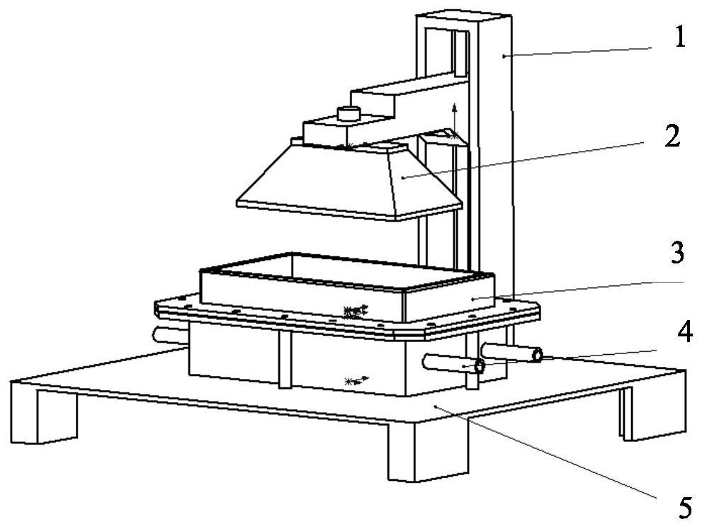 A composite transparent film, its preparation method and continuous light curing 3D printing ceramic method based thereon