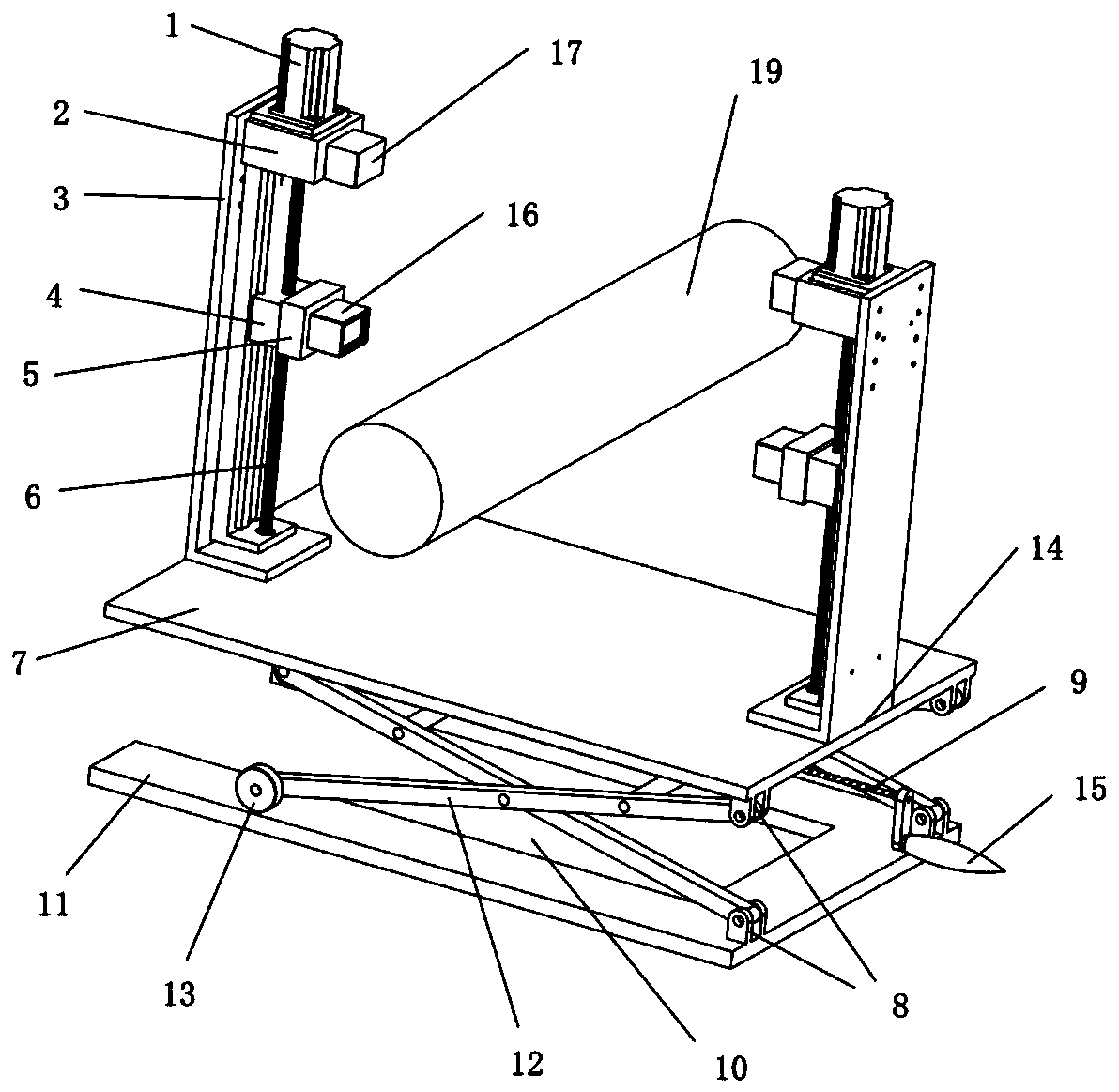 Non-contact measuring equipment for radial deformation of submarine cable