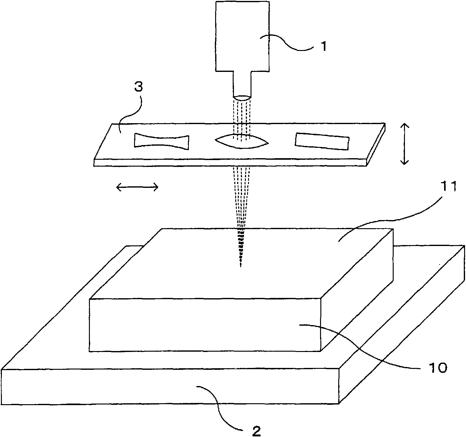 Method of machining u-shaped groove of substrate of fragile material, removal method, boring method and chamfering method using the same method