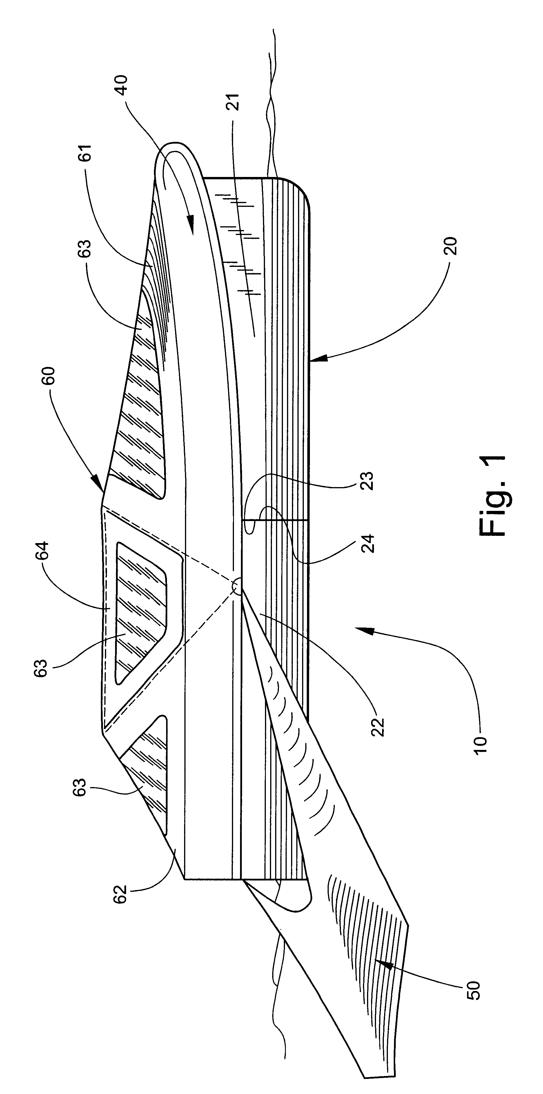 Folding rigid-inflatable boat