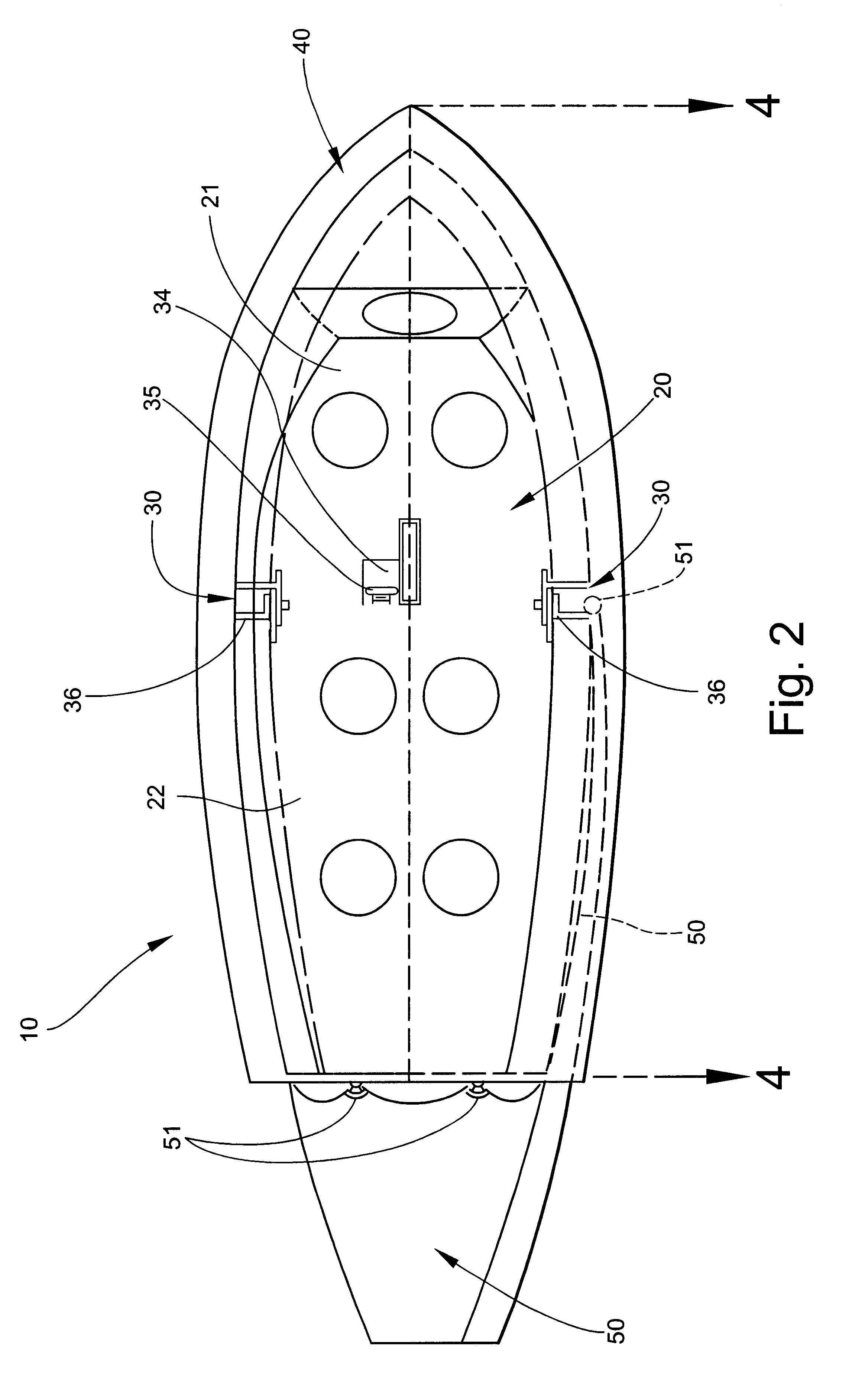 Folding rigid-inflatable boat