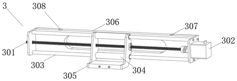 Intelligent mobile positioning mechanism for intelligent label printing