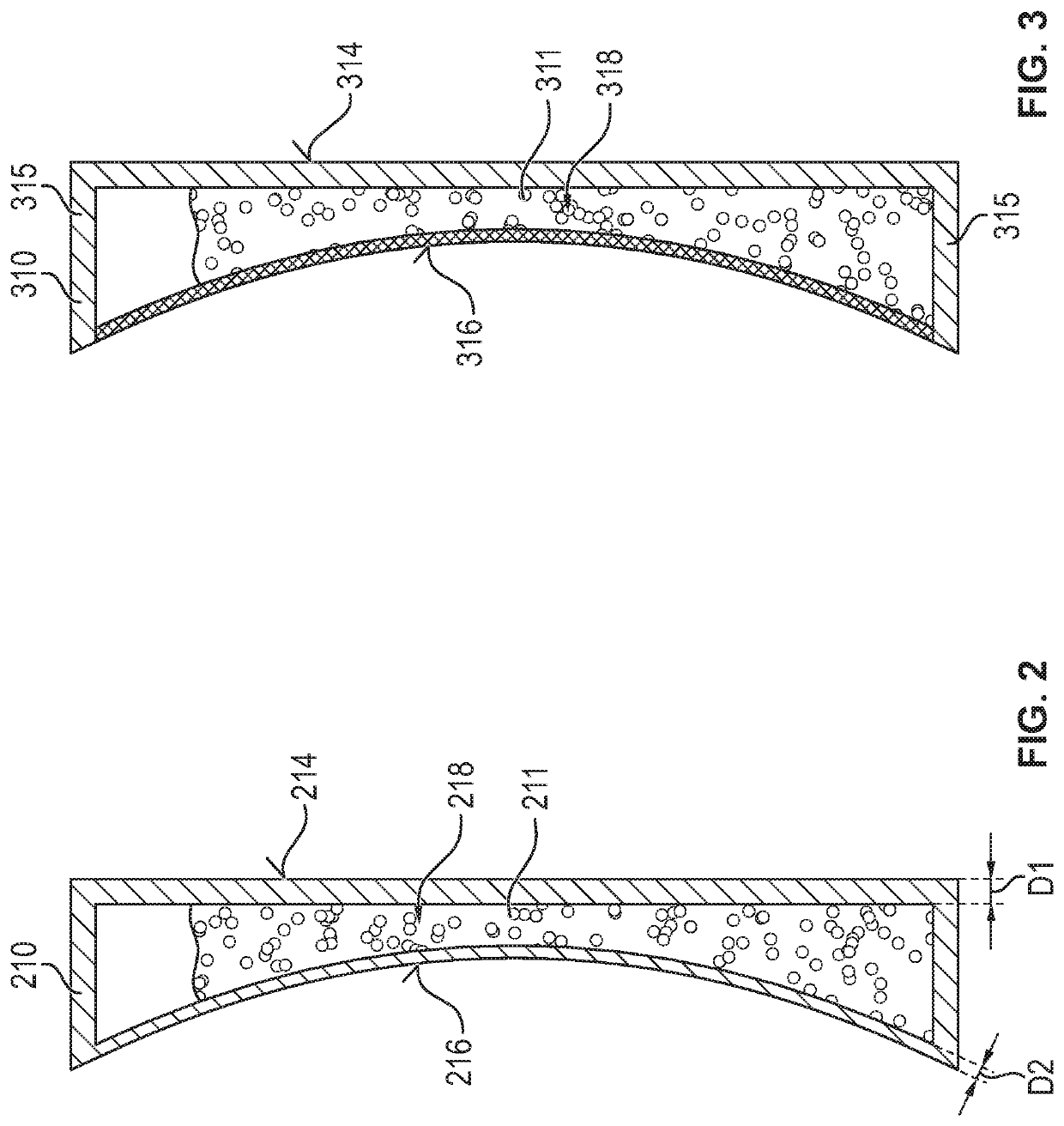 Cooling element for use in a cooling device of a closed-circuit respirator