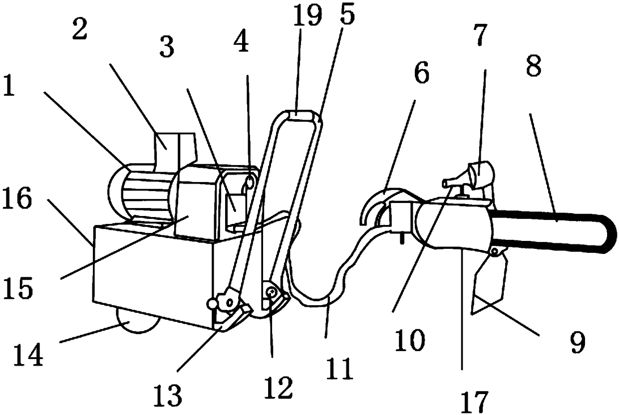 Hydraulic saw for convenient electric bed cutting