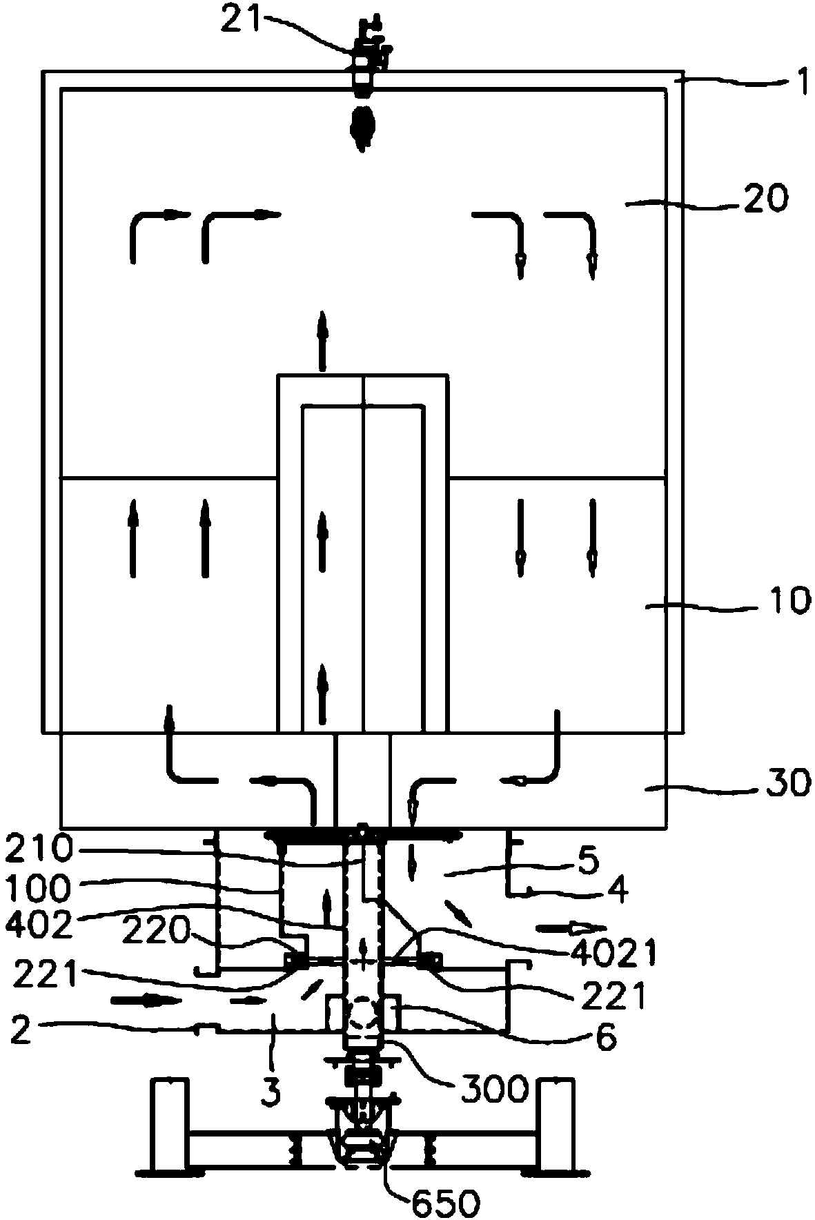 Heat accumulating type combustion device with rotary valve capable of improving sealing during wind direction conversion process