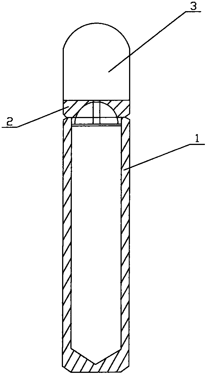 Xenon target for producing iodine-125 through reactor irradiation and preparation method thereof