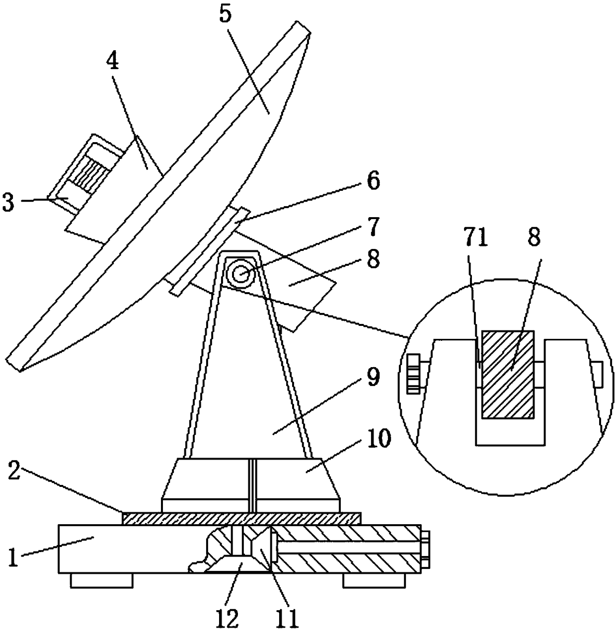 A corrosion-resistant antenna for communication technology