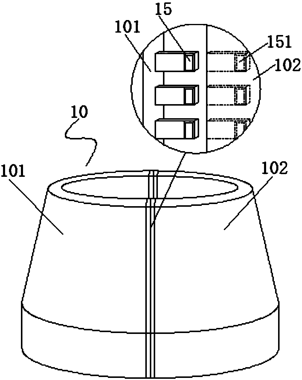 A corrosion-resistant antenna for communication technology