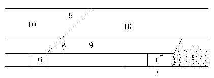 Method for coal mine tunnel working surface to pass through abandoned roadway in forced caving pressure relief mode