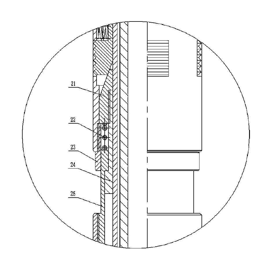 Hydraulic packer and mounting method thereof