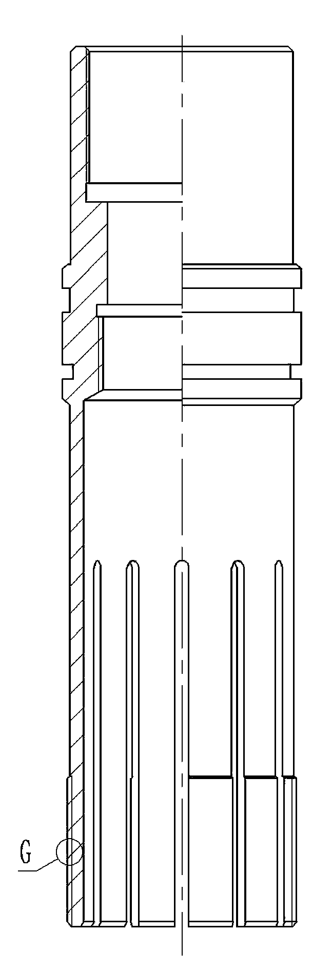 Hydraulic packer and mounting method thereof