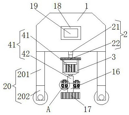 A housekeeping robot that facilitates the replacement of cleaning brushes