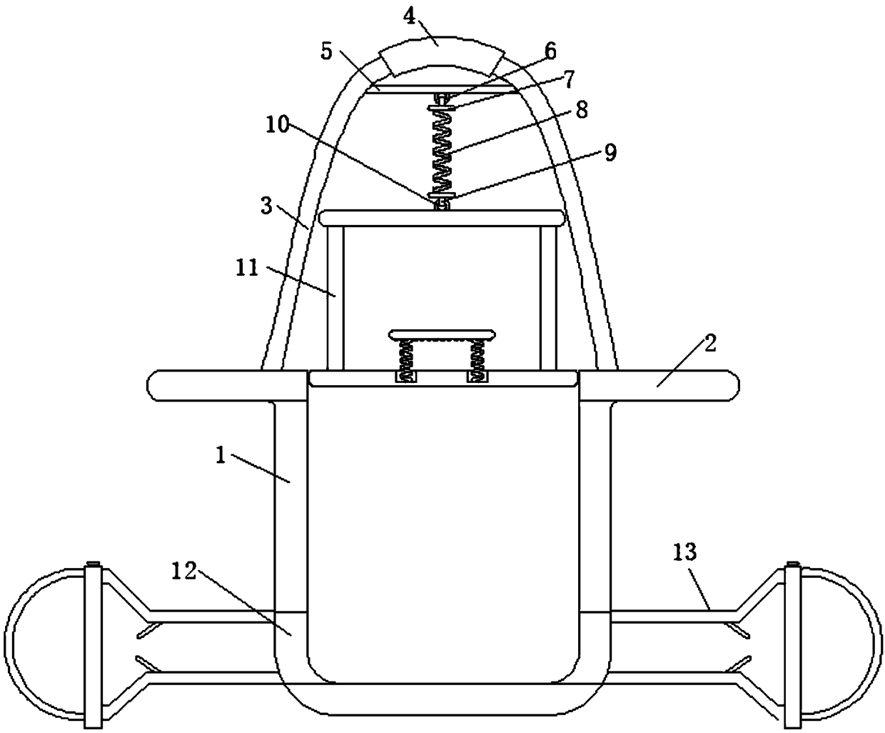 Rat trap changing position on basis of size of gravity