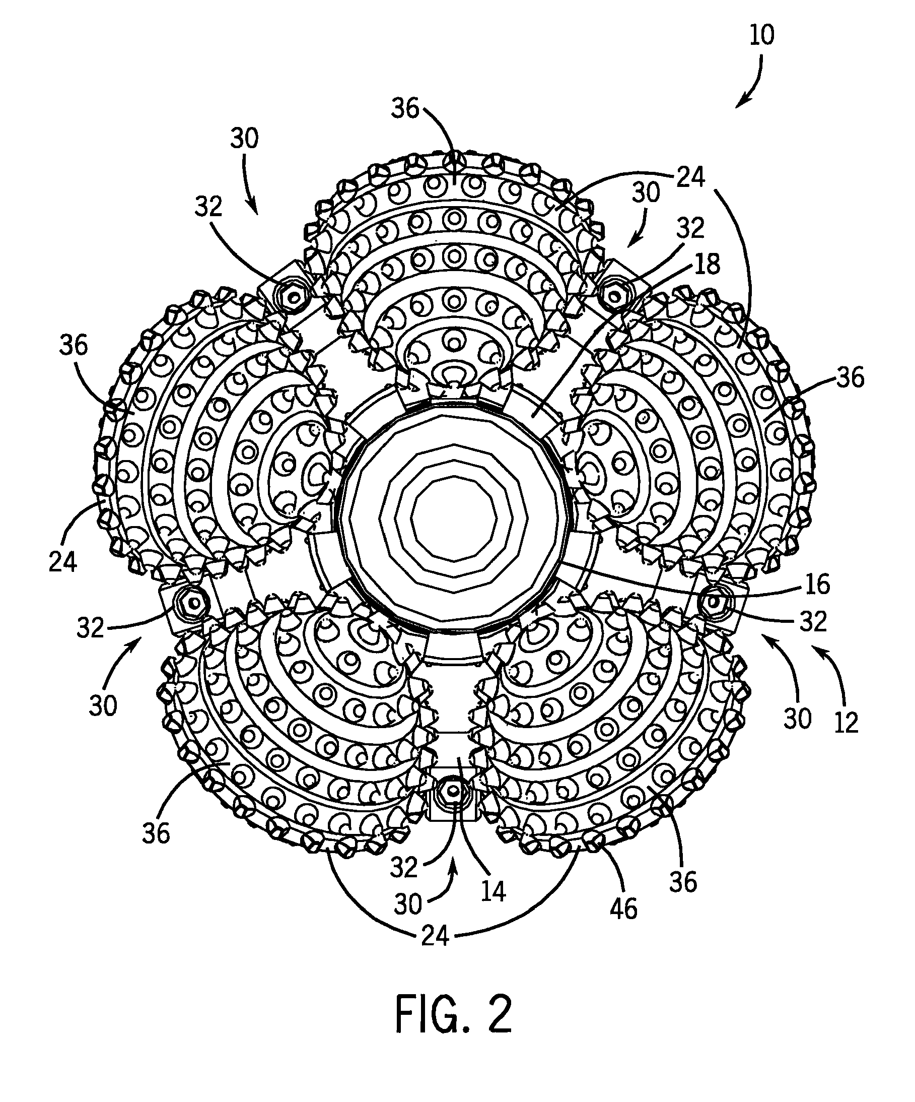 Hole opener assembly and a cone arm forming a part thereof