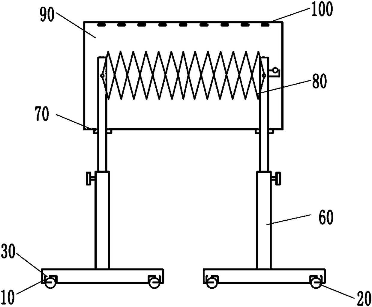 Drawing hanging tool for industrial design