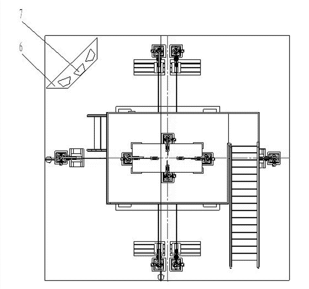 High-precision full-automatic zero returning compensation type body axis system balance calibration system