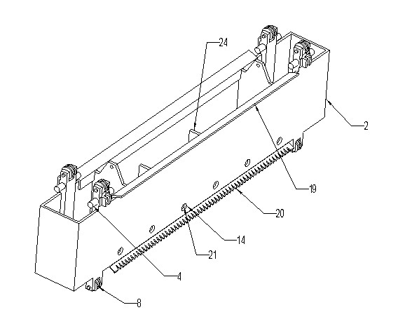 Hydraulic gravity force type vertical ship lift